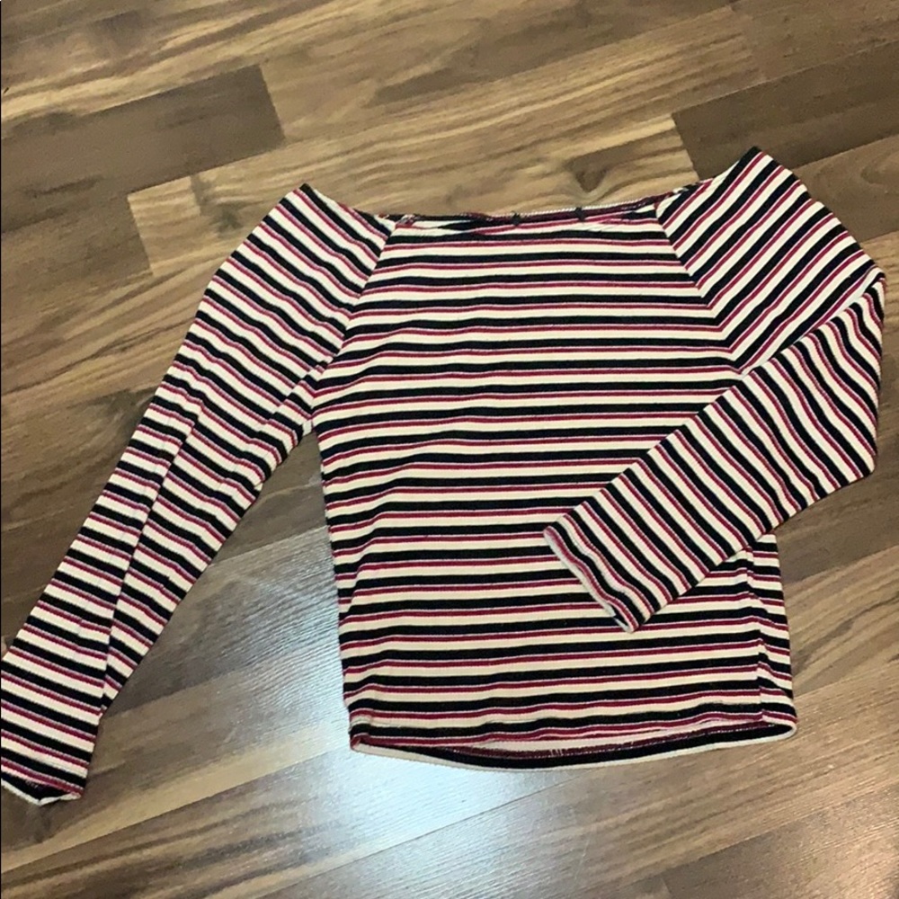 Super Cute Striped Crop Top✨